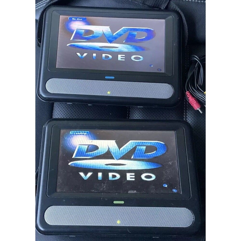 Venturer Twin 8" DVD Backset Theaters Model #PVS287 Works!